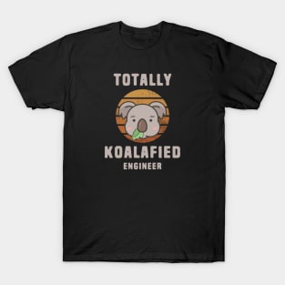 Koala Pun Koalafied Engineer T-Shirt